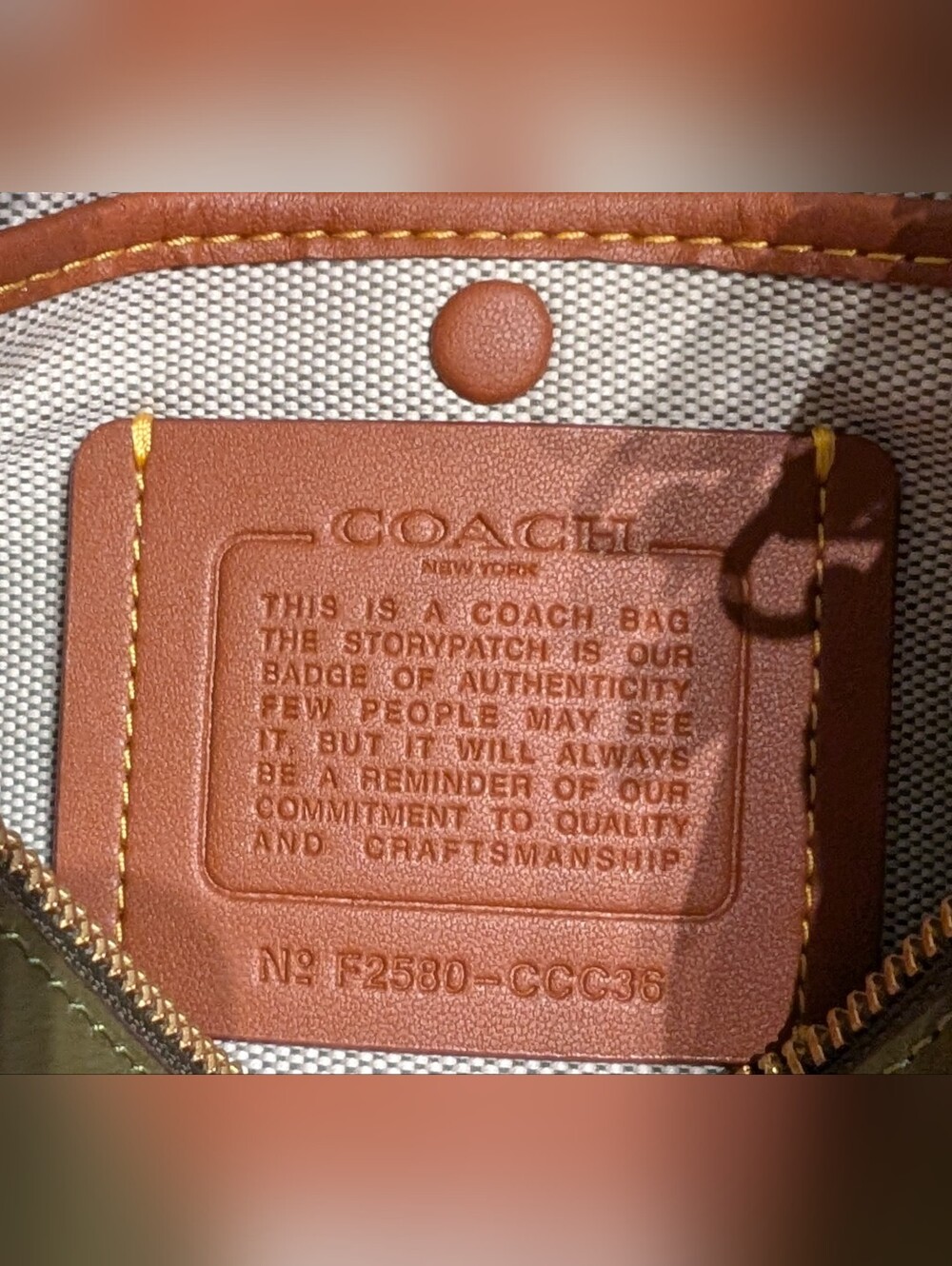 Coach Waverly Bag Olive - Picture 8 of 8
